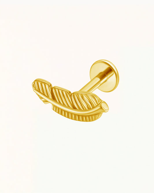 Titanium Feather Piercing - Asha