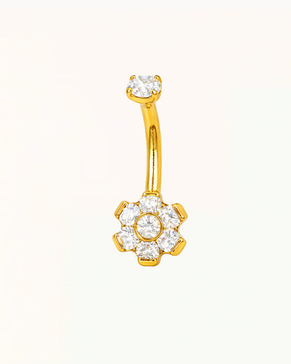 Titanium Bloem Rook Piercing - Ashley