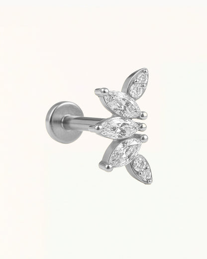 Titanium Piercing with Double Wing Shape - Joya