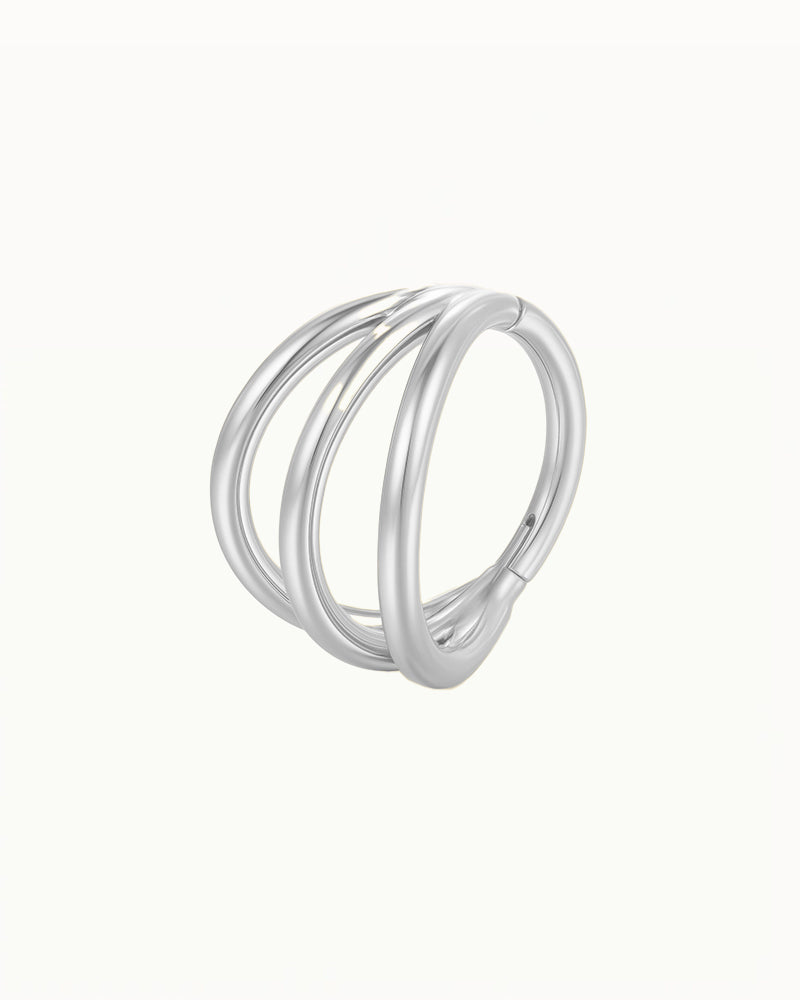 Titanium Driedubbel Minimaliste Piercing - Nouria