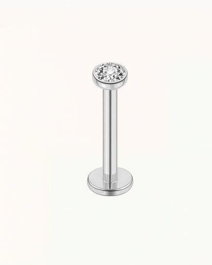 Titanium Basic Kristal Labret Piercing - Nyla