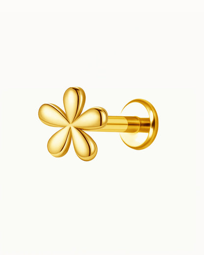 Piercing Fleur Minimaliste en Titane - Renate