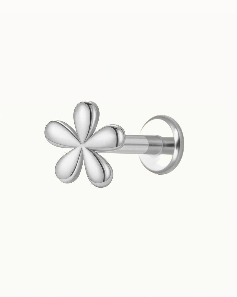 Piercing Fleur Minimaliste en Titane - Renate
