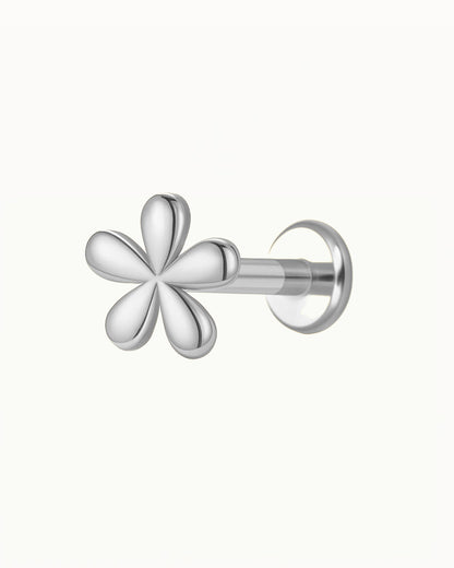 Piercing Fleur Minimaliste en Titane - Renate
