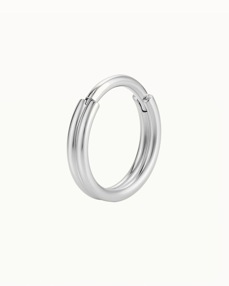 Piercing Anneau Double Minimaliste en Titane - Tamara
