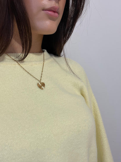 Ribbel Retro Hart Ketting - Etta